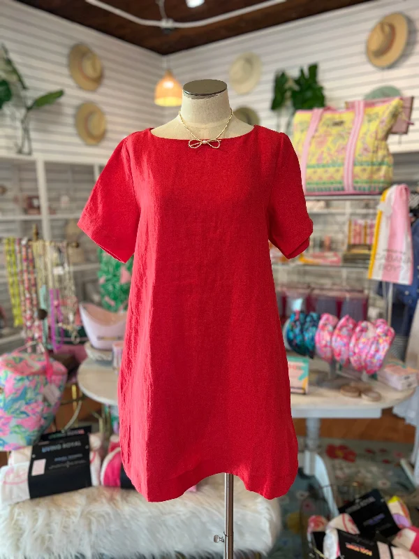 The Ruby Linen Dress