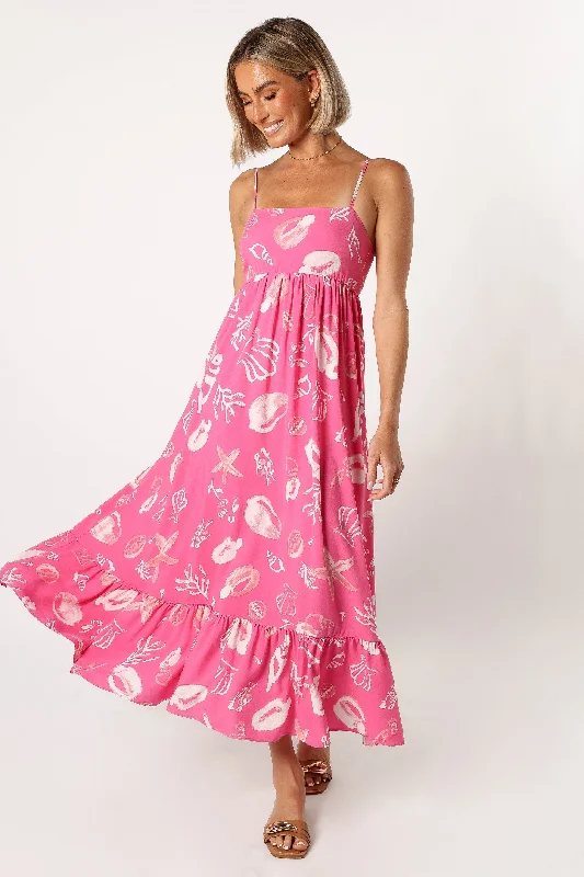 Shea Maxi Dress - Pink Shell