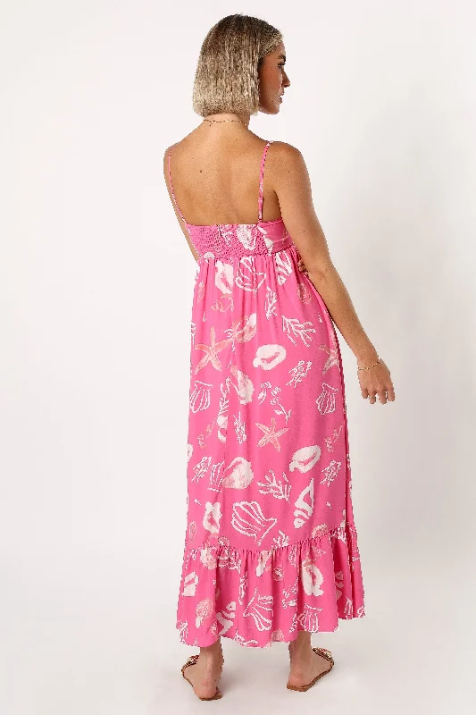 Shea Maxi Dress - Pink Shell