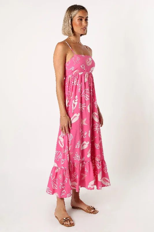 Shea Maxi Dress - Pink Shell