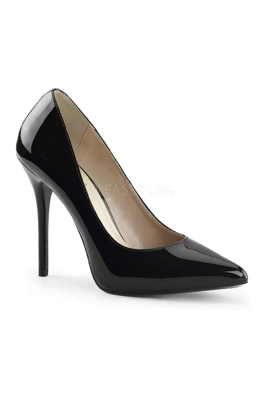 Chic and stylish women's shoes for cocktail partiesAMUSE-20 Pump  | Black Patent