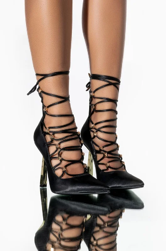 Chic and stylish women's shoes for fashion weekAZALEA WANG TURN IT DOWN STILETTO PUMP IN BLACK Chic and stylish women's shoes for fashion weekAZALEA WANG TURN IT DOWN STILETTO PUMP IN BLACK