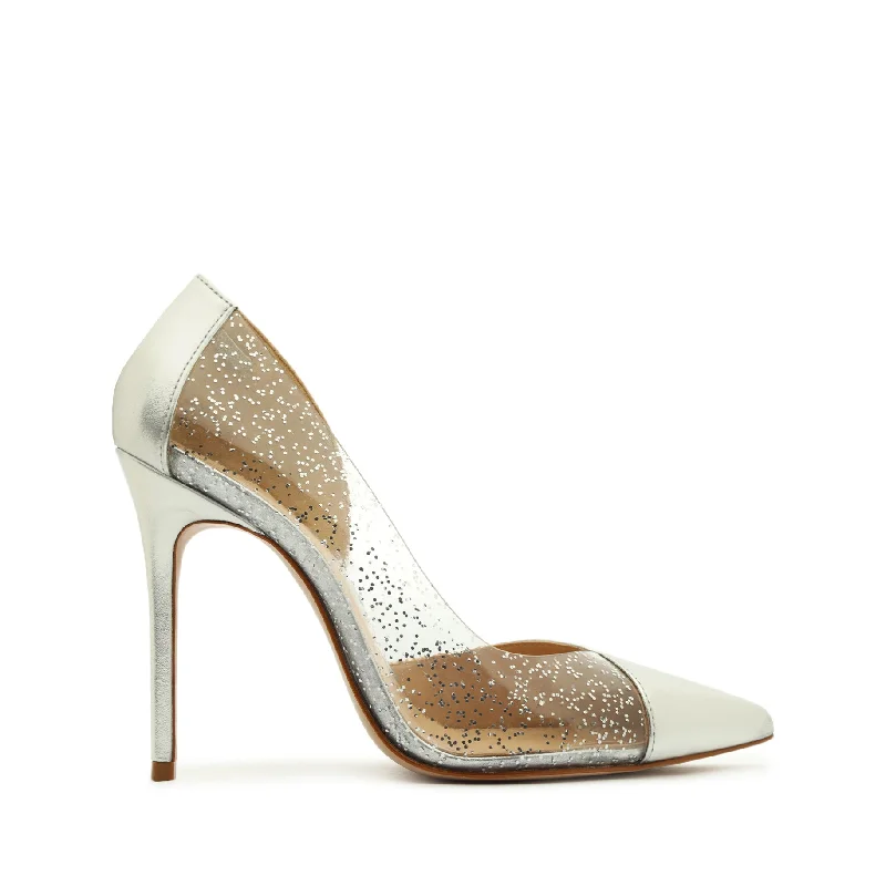 Comfy and stylish women's shoes for everyday eleganceCheslie Metallic Nappa & Vinyl Pump