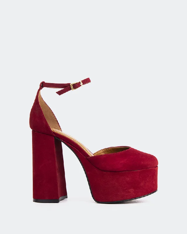 Bold and unique women's shoes for fashion-forward individualsChianti Burgundy Nubuck