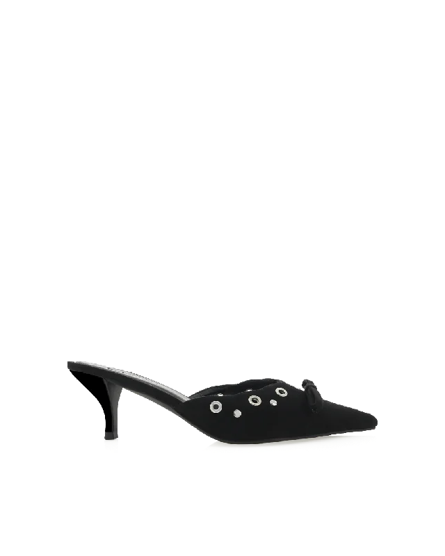 Bold and unique women's shoes for fashion-forward individualsELIO - BLACK SUEDE