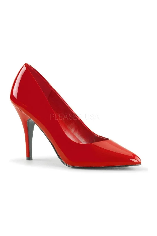 Stylish and supportive women's shoes for high archesVANITY-420 Pump  | Red Patent
