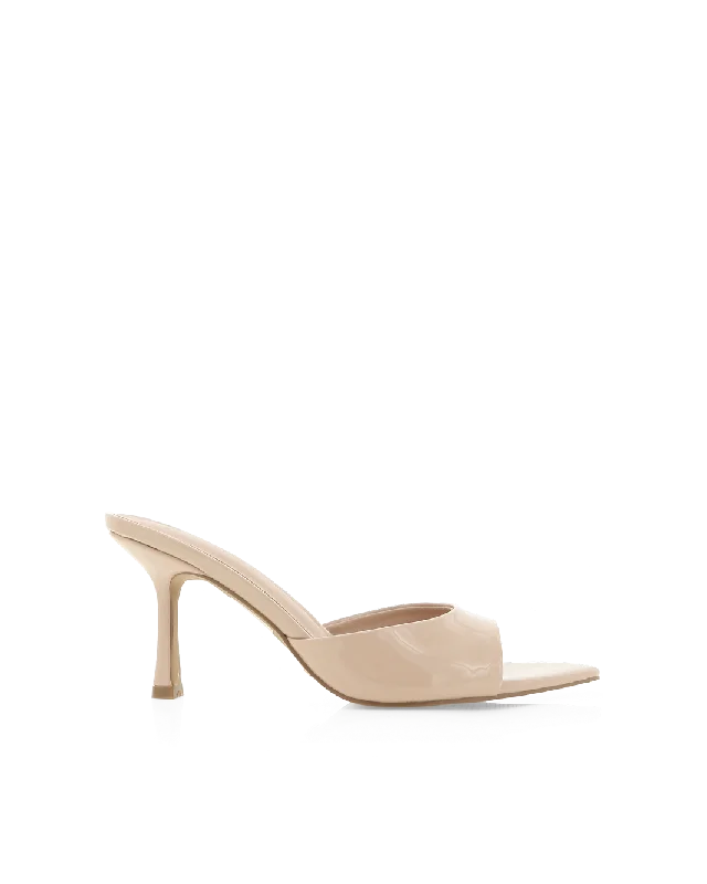 Stylish and supportive women's shoes for high archesXANTHE - CAPPUCCINO PATENT