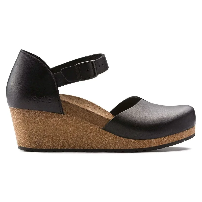 Flattering and figure-hugging women's footwearBirkenstock Women's Mary Natural Leather Black Flattering and figure-hugging women's footwearBirkenstock Women's Mary Natural Leather Black