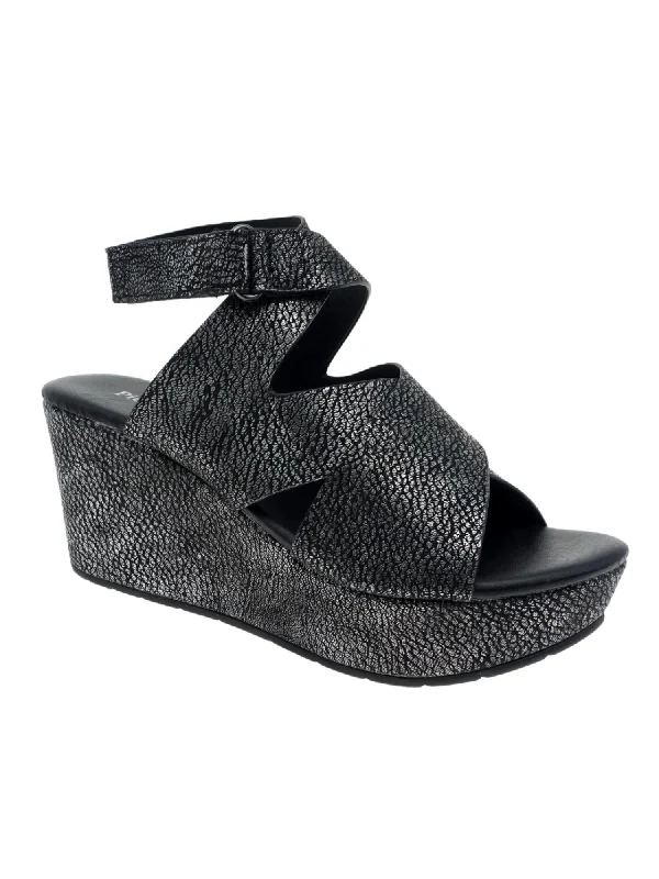 Comfy and stylish women's shoes for everyday eleganceNatural 15 Wedge Sandal In Pewter