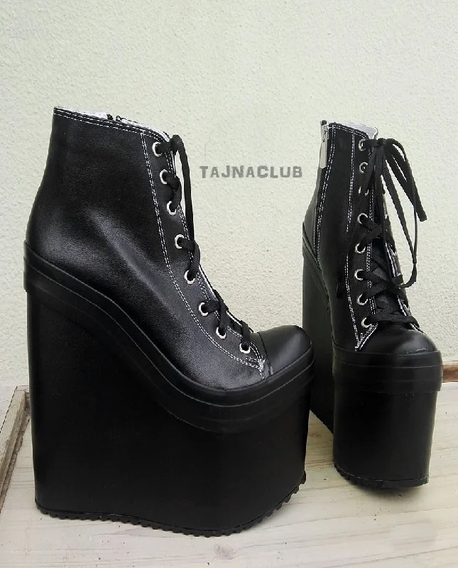 Stylish and comfortable women's shoes for long days at workSuper High Heel Black Sneaker Wedges Stylish and comfortable women's shoes for long days at workSuper High Heel Black Sneaker Wedges