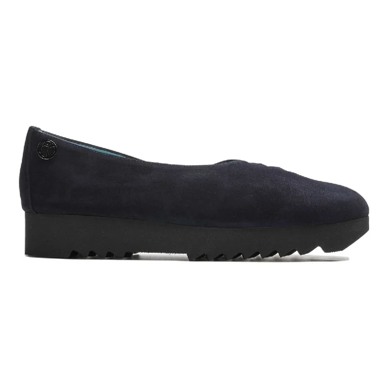 Sleek and modern women's footwear optionsThierry Rabotin Women's Grace Wedge Navy Suede