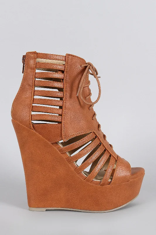 Comfy and stylish women's shoes for lounging around the houseStrappy Lace Up Platform Wedge Comfy and stylish women's shoes for lounging around the houseStrappy Lace Up Platform Wedge