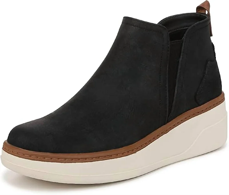 Bold and unique women's shoes for fashion-forward individualsWomen's Charming Wedge Sneaker In Black Bold and unique women's shoes for fashion-forward individualsWomen's Charming Wedge Sneaker In Black