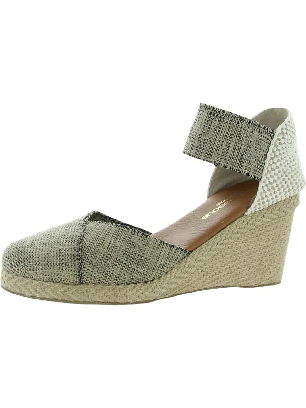 Stylish and supportive women's shoes for plantar fasciitis` Womens Espadrille Round Toe Wedge Sandals Stylish and supportive women's shoes for plantar fasciitis` Womens Espadrille Round Toe Wedge Sandals