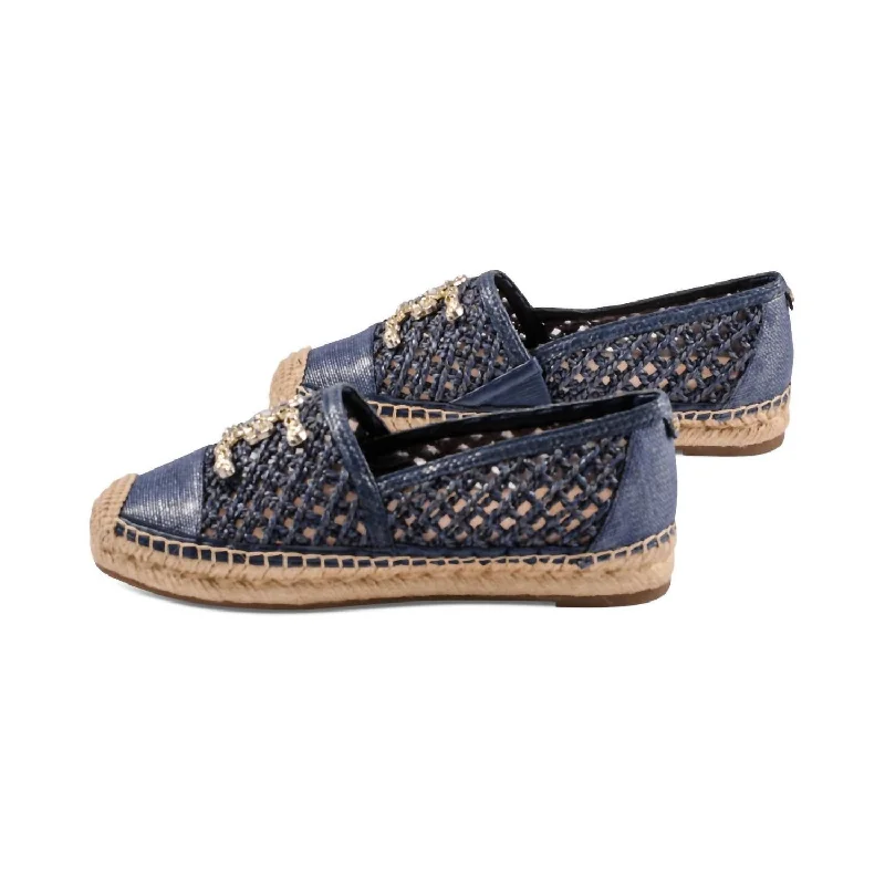 Versatile and stylish women's shoes for city walksWomen's Kheira Hudson Espadrille In Blue Weave Versatile and stylish women's shoes for city walksWomen's Kheira Hudson Espadrille In Blue Weave