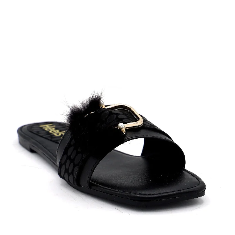 Comfy casual women's shoes for everyday wearBlack Casual Slipper 000343