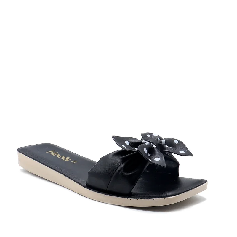 Stylish and elegant women's shoes for weddingsBlack Casual Slipper 002070