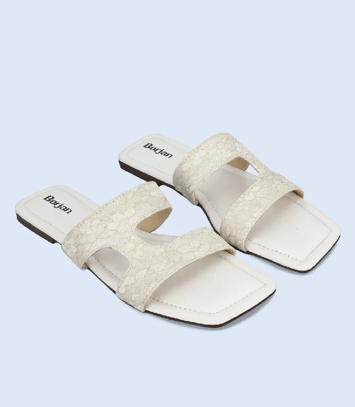 Elegant and sophisticated women's shoes for any formal eventBW10006-WHITE-Women Slipper