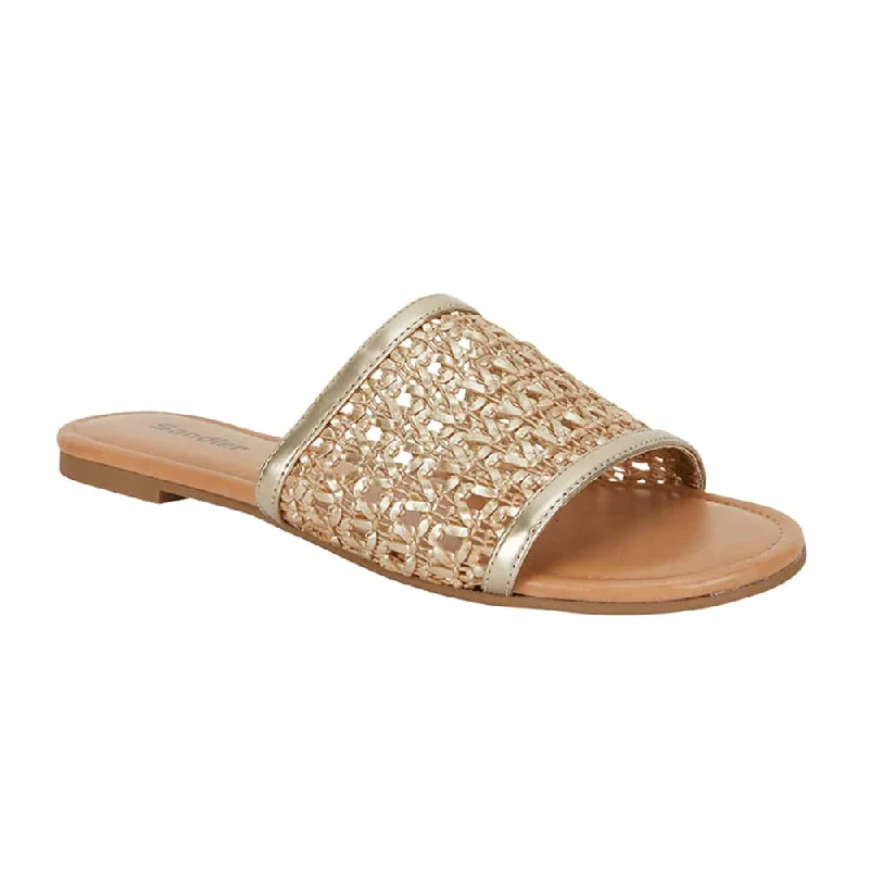 Versatile and chic women's shoes for everyday eleganceDitto Slide in Soft Gold Smooth