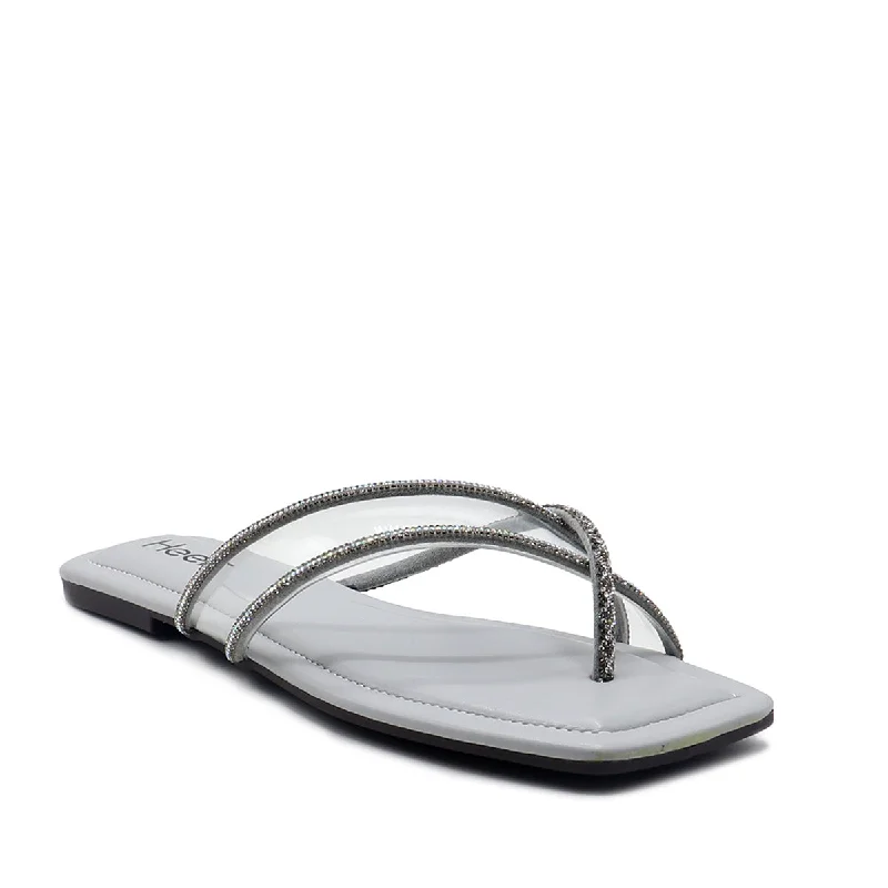 Chic and trendy women's shoes for the officeGrey Formal Chappal L00100001
