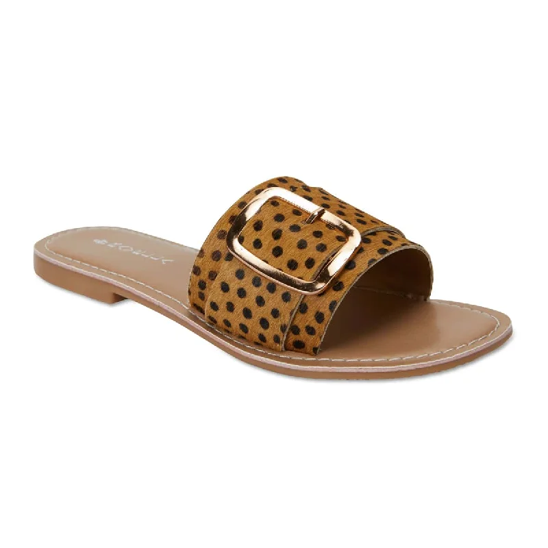 Bold and colorful women's shoes for making a statementInca Slide in Animal Smooth