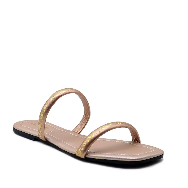 Stunning and glamorous women's shoes for evenings outPeach Casual Slipper 000376