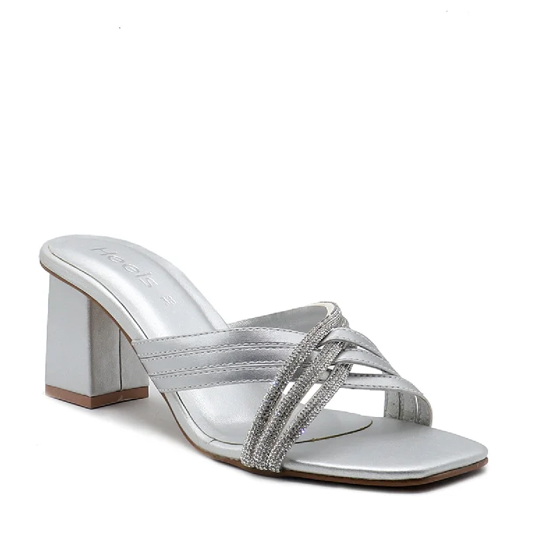 Chic and stylish women's shoes for fashion weekSilver Fancy Slipper 045204