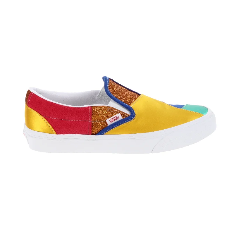 Colorful and vibrant women's shoe patternsAdult "Pride" Patchwork Classic Slip On